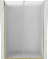 Mexen Velar uși de duș culisante 150 cm, înghețat, aurie periată - 871-150-000-31-55