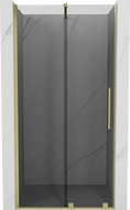 Mexen Velar ușă de duș culisantă 110 cm, grafit, auriu periat - 871-110-000-41-55