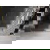 Mexen Velar uși duș glisante 130 cm, grafit, auriu periat - 871-130-000-41-55