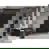 Mexen Velar uși de duș glisante 150 cm, grafit, auriu periat - 871-150-000-41-55