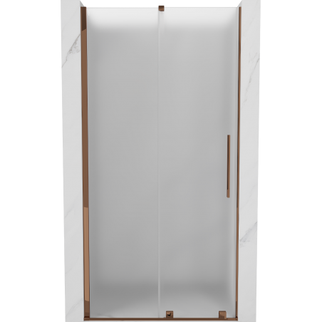 Mexen Velar uși de duș glisante 90 cm, gheață, aur roz - 871-090-000-31-60