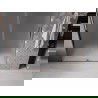 Mexen Velar ușă de duș glisantă 130 cm, înghețat, aur roz - 871-130-000-31-60