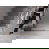 Mexen Velar uși de duș glisante 160 cm, geam mat, aur roz - 871-160-000-31-60