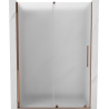 Mexen Velar ușă de duș glisantă 130 cm, înghețat, aur roz - 871-130-000-31-60