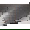 Mexen Velar ușă de duș glisantă 130 cm, înghețat, aur roz - 871-130-000-31-60