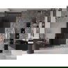 Mexen Velar uși de duș glisante 120 cm, grafit, aur roz - 871-120-000-41-60