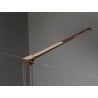 Mexen Velar uși de duș glisante 90 cm, grafit, aur roz - 871-090-000-41-60
