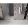 Mexen Velar ușă de duș glisantă 90 cm, sablat, cupru periat - 871-090-000-31-65