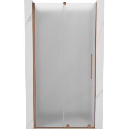 Mexen Velar uși de duș glisante 120 cm, zgură, cupru periat - 871-120-000-31-65