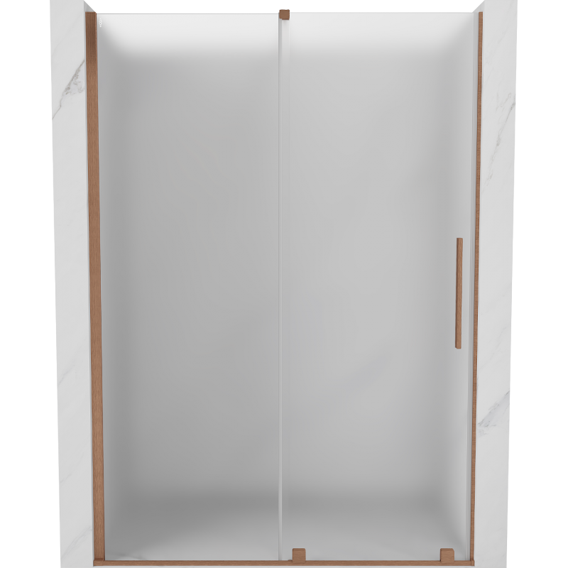 Mexen Velar ușă de duș glisantă 130 cm, mat, cupru periat - 871-130-000-31-65