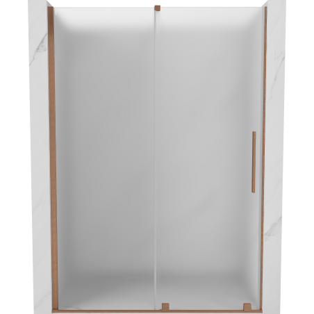 Mexen Velar ușă de duș glisantă 130 cm, mat, cupru periat - 871-130-000-31-65