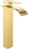 Mexen Aries baterie de chiuvetă înaltă, aurie - 744810-50