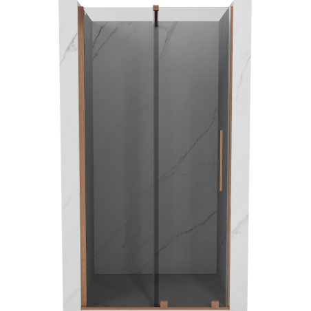 Mexen Velar uși de duș glisante 120 cm, grafit, cupru periat - 871-120-000-41-65