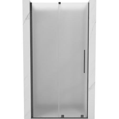 Mexen Velar uși de duș glisante 90 cm, înghețat, gri armă periat - 871-090-000-31-66