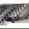 Mexen Velar uși de duș glisante 110 cm, satin, gri armă periat - 871-110-000-31-66