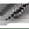 Mexen Velar uși de duș glisante 140 cm, mat, gri pistol periat - 871-140-000-31-66