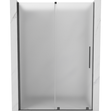 Mexen Velar uși de duș culisante 150 cm, mat, gri pistool periat - 871-150-000-31-66