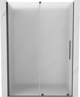 Mexen Velar uși de duș glisante 150 cm, ghiveta, gun gray periat - 871-150-000-31-66