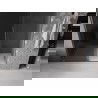 Mexen Velar uși de duș glisante 140 cm, grafit, gri metalic periat - 871-140-000-41-66