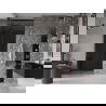 Mexen Velar uși de duș glisante 120 cm, grafit, gri armă periat - 871-120-000-41-66