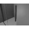 Mexen Velar uși de duș glisante 150 cm, grafit, gun gray periat - 871-150-000-41-66