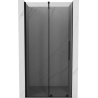 Mexen Velar uși de duș glisante 90 cm, grafit, negru - 871-090-000-41-70