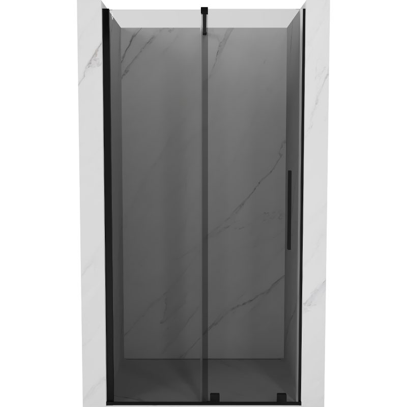 Mexen Velar uși de duș glisante 100 cm, grafit, negre - 871-100-000-41-70