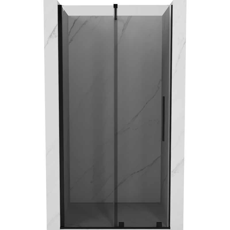 Mexen Velar uși de duș glisante 120 cm, grafit, negru - 871-120-000-41-70