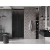 Mexen Velar uși de duș glisante 120 cm, grafit, negre - 871-120-000-41-70