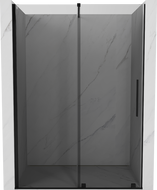 Mexen Velar uși de duș glisante 140 cm, grafit, negru - 871-140-000-41-70