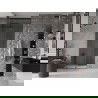 Mexen Velar uși de duș culisante 90 cm, transparente, metal pistol - 871-090-000-01-95