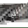 Mexen Velar uși de duș glisante 140 cm, înghețat, gun metal - 871-140-000-31-95