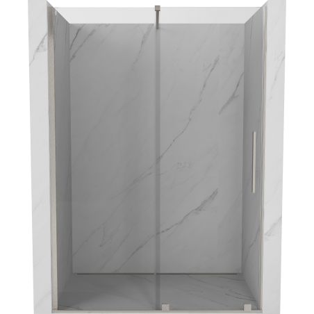 Mexen Velar uși de duș glisante 130 cm, transparent, nichel periat - 871-130-000-01-97