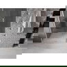 Mexen Velar tolóajtós zuhanyajtó 120 cm, áttetsző, kefélt nikkel - 871-120-000-01-97