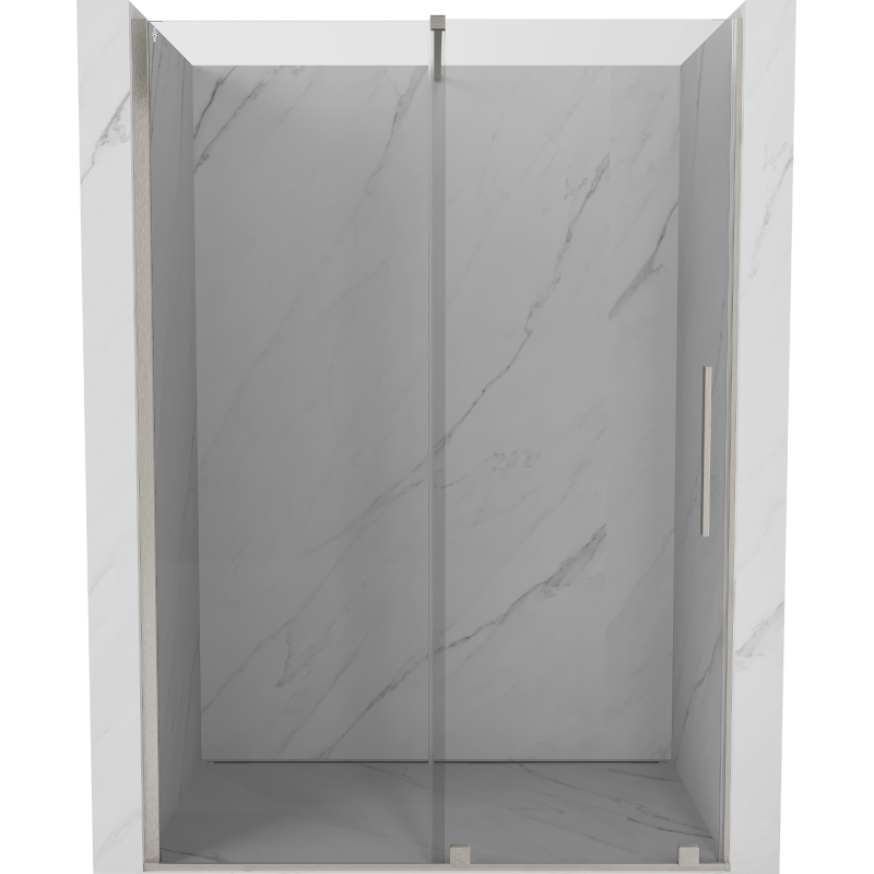 Mexen Velar uși de duș glisante 150 cm, transparent, nichel periat - 871-150-000-01-97