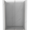 Mexen Velar uși de duș glisante 150 cm, transparent, nichel periat - 871-150-000-01-97