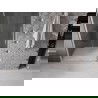 Mexen Velar tolóajtós zuhanyajtó 120 cm, áttetsző, kefélt nikkel - 871-120-000-01-97