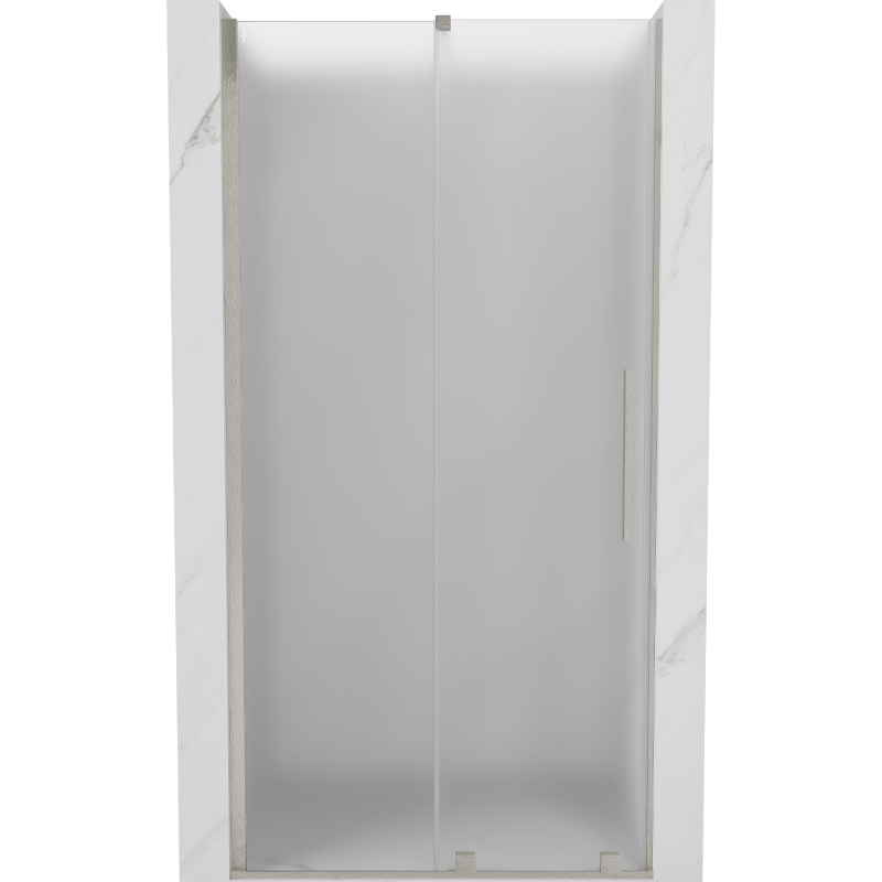 Mexen Velar uși de duș glisante 120 cm, mat, nichel periat - 871-120-000-31-97