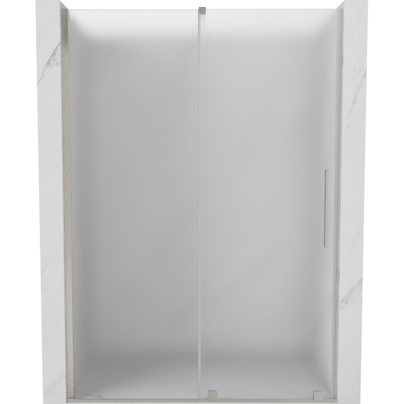 Mexen Velar uși de duș glisante 150 cm, mat, nichel periat - 871-150-000-31-97