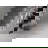 Mexen Velar uși de duș glisante 140 cm, înghețat, nichel periat - 871-140-000-31-97