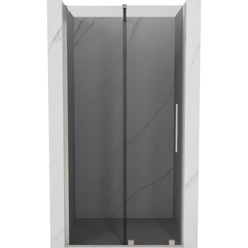 Mexen Velar uși de duș glisante 90 cm, grafit, nichel periat - 871-090-000-41-97