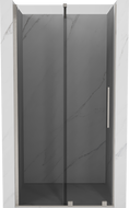 Mexen Velar uși de duș glisante 110 cm, grafit, nichel periat - 871-110-000-41-97