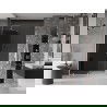 Mexen Velar 140 cm-es tolóajtós zuhanyzóajtó, grafit, csiszolt nikkel - 871-140-000-41-97
