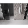 Mexen Velar uși de duș culisante 110 cm, grafit, nichel periat - 871-110-000-41-97