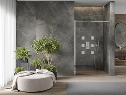Mexen Omega ușă de duș culisantă 160 cm, transparent, Crom - 825-160-000-01-00