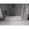 Mexen Velar Duo eltolható zuhanyajtó 200 cm, átlátszó, gun metal - 871-200-000-02-95