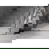 Mexen Velar Duo 170 cm-es tolóajtós zuhanyajtó, átlátszó, gun metal - 871-170-000-02-95