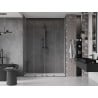 Mexen Velar Duo eltolható zuhanyajtó 200 cm, átlátszó, gun metal - 871-200-000-02-95
