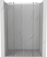 Mexen Velar Duo uși cabină duș glisante 140 cm, transparent, nichel periat - 871-140-000-02-97