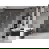 Mexen Velar Duo uși de duș glisante 180 cm, transparente, nichel periat - 871-180-000-02-97